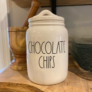 Rae Dunn Chocolate Chips Canister Jar
